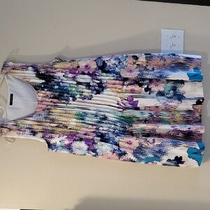 Anthropologie Watercolor Floral Dress